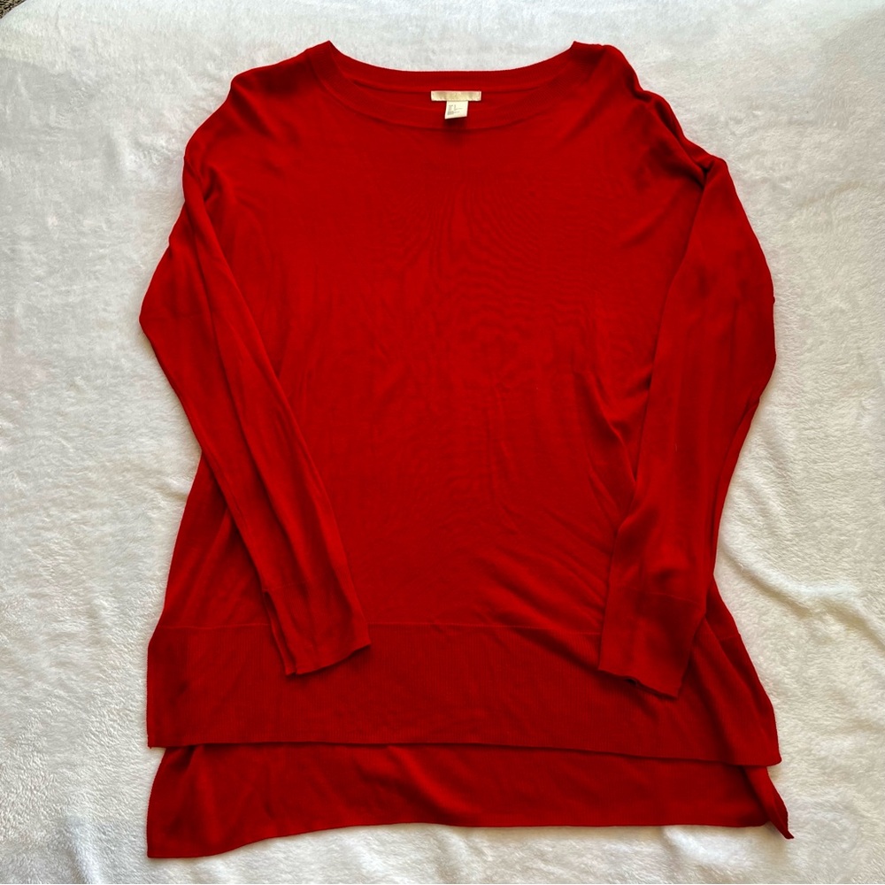 H&M Vibrant Red Knit Sweater